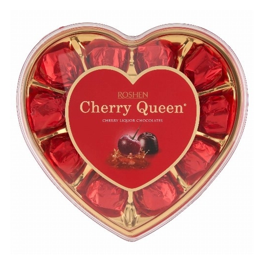 Roshen Cherry Queen - Kalpli Kutuda Vişne Likörlü Çikolata 122gr