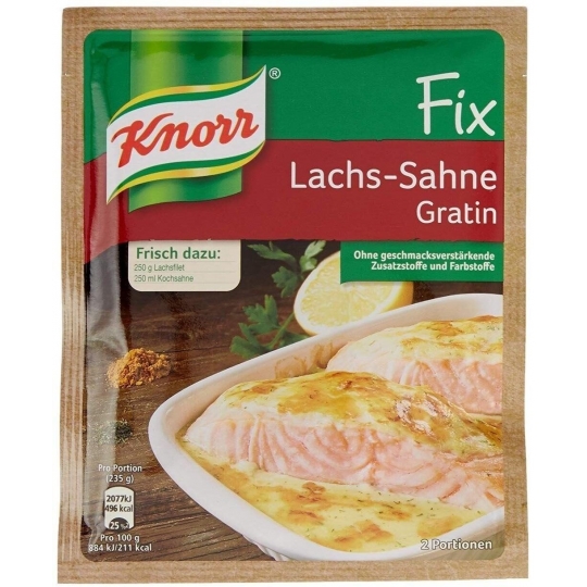 Knorr Lachs Sahne Gratin Somon Kremalı Graten 28g