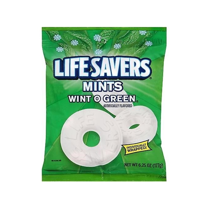 Life Savers Wint O Green Mints Candy Naneli Şeker 177g