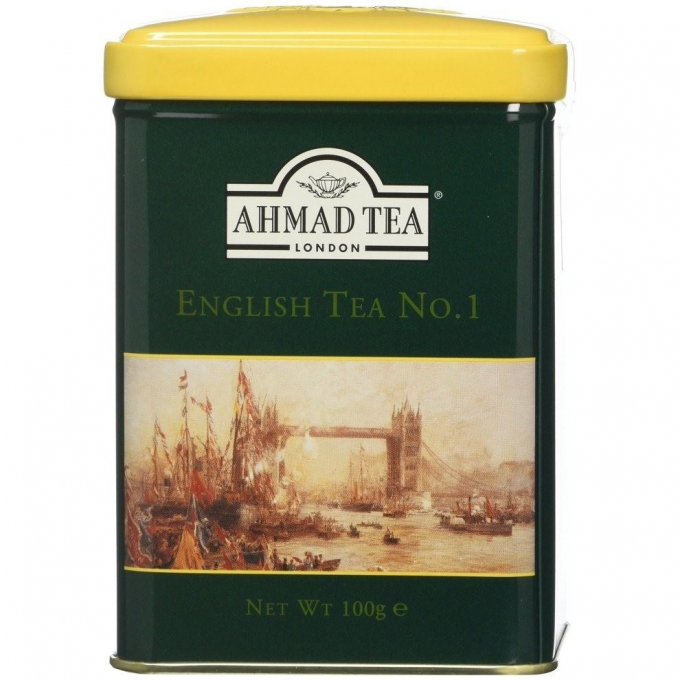 Ahmad Tea English Tea No.1 Dökme Siyah Çay Bergamot Aromalı 100gr-Teneke Kutu