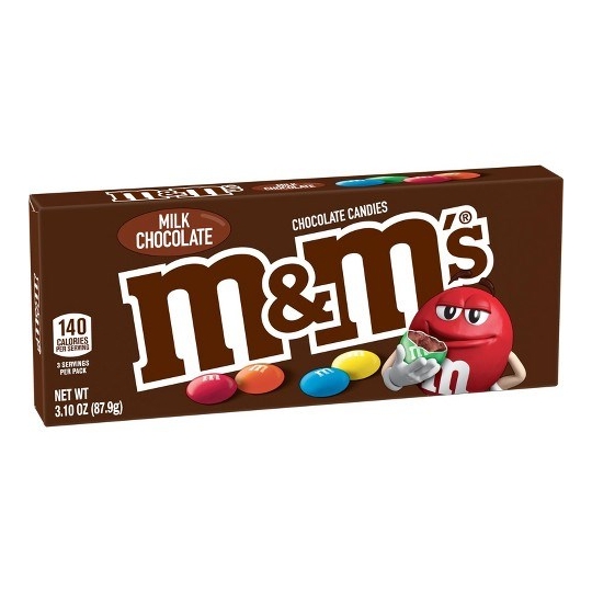 M&M's Milk Chocolate Candies 87.9g