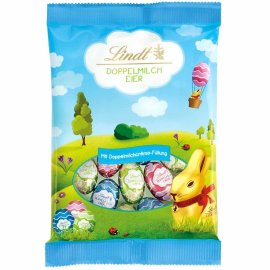 Lindt Dopprlmilch Eier Eggs Sütlü Mini Yumurta Çikolata 100g