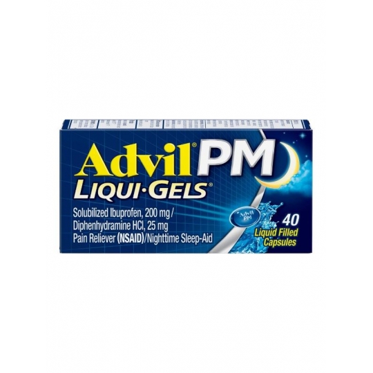 Advil PM Liqui-Gels  200 mg 25 mg 40 Tablets