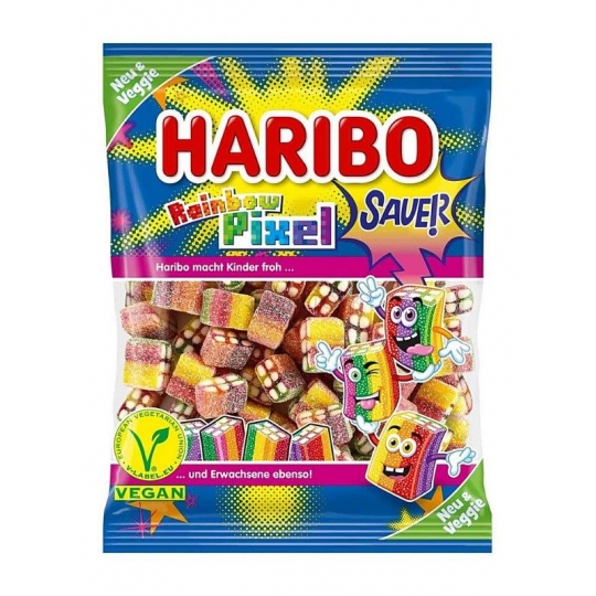 Haribo Rainbow Pixel Sauer Veggie 160 g