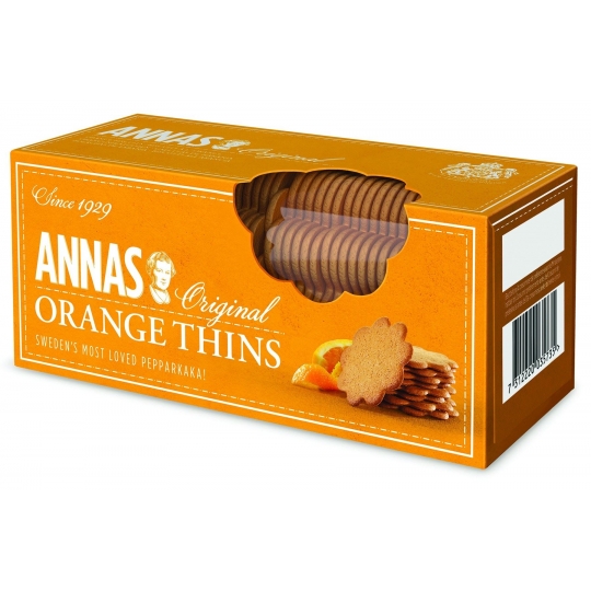 Annas Orange Thins Portakallı Bisküvi/Kurabiye 150g