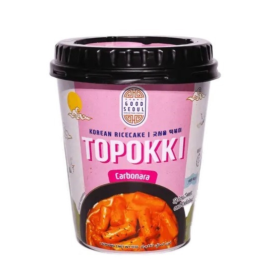 Good Seoul Topokki Korean Ricecake Carbonara 113g