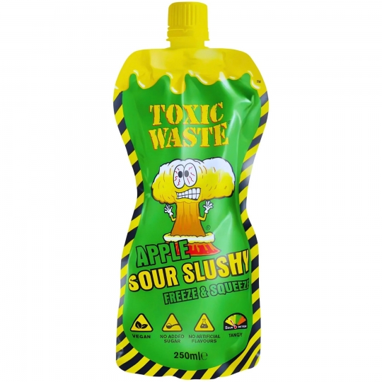 Toxic Waste Apple Sour Slushy 250ml