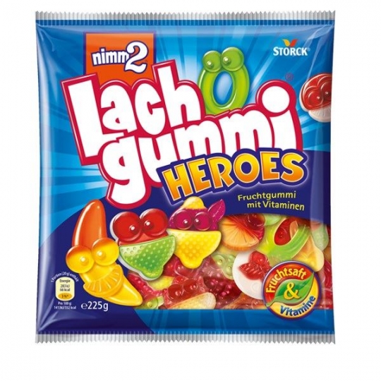 nimm2 Lachgummi Heroes Meyveli Yumuşak Şekerleme 225g