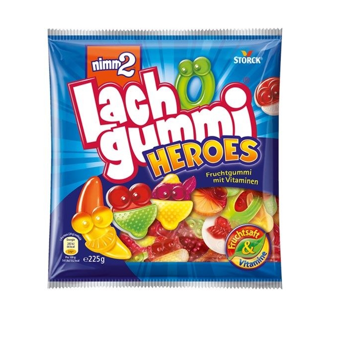 nimm2 Lachgummi Heroes Meyveli Yumuşak Şekerleme 225g