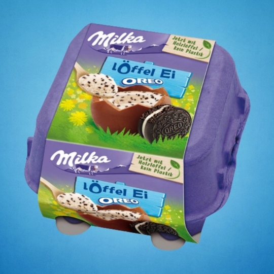 Milka Egg n Spoon Oreo  Yumurta Çikolata 128g