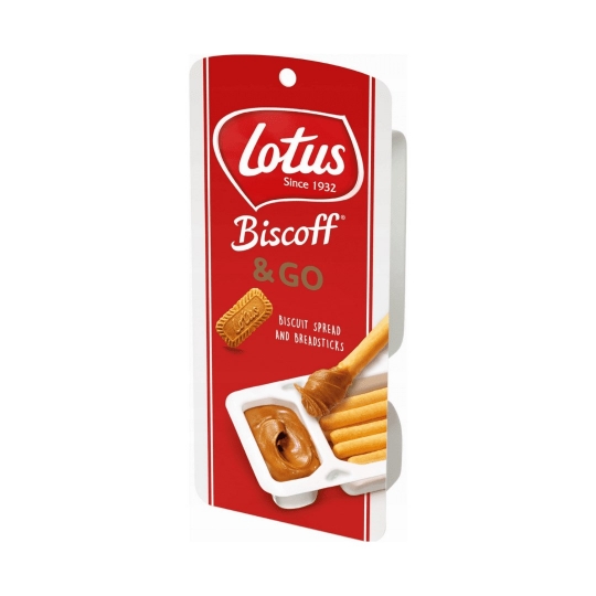 Lotus Biscoff & GO - Biscuit Spread and Breadsticks 45g