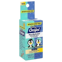 Orajel Baby Diş çıkarma için Orajel bebek soğutma jelleri, gündüz ve gece, 0.36 oz