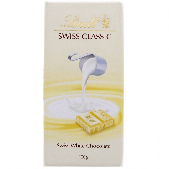 Lindt Swiss Classic White Chocolate 100g