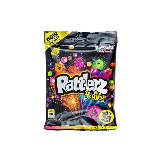 Bazooka Rattlerz Fruity Chewy Candies 120 g