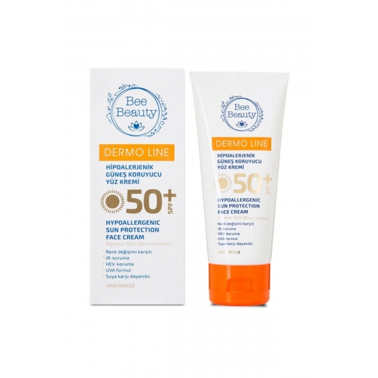 Hipoalerjenik Güneş Koruyucu Yüz Kremi Spf50+ 50 ml