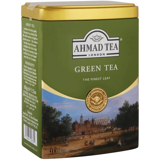 Ahmad Tea Green Tea Dökme Yeşil Çay 100gr-Teneke Kutu