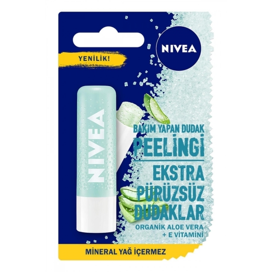 Nivea Aloe Vera Özlü Dudak Bakım Peelingi 5,5ml