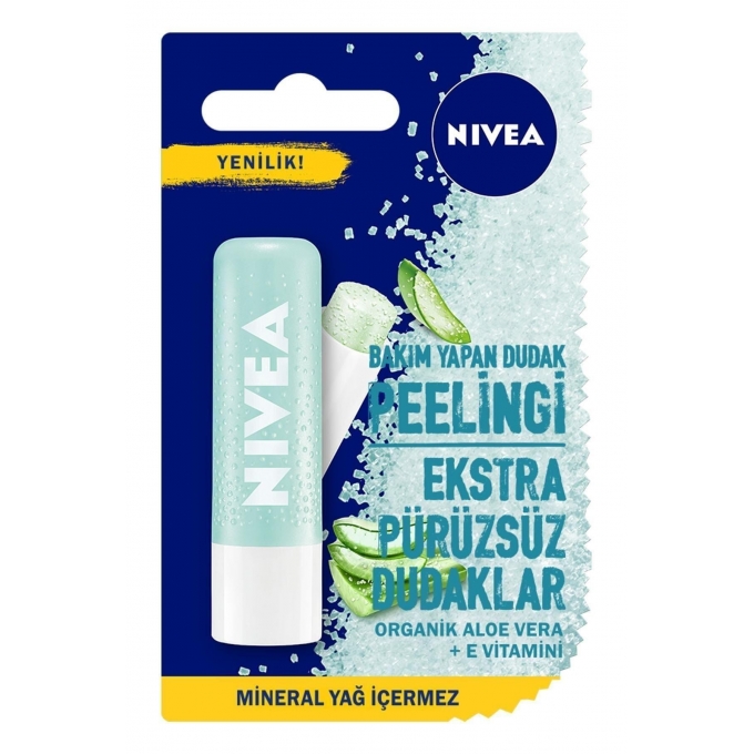 Nivea Aloe Vera Özlü Dudak Bakım Peelingi 5,5ml