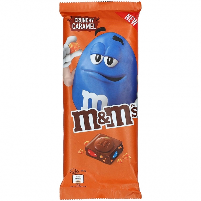 M&Ms Crunchy Caramel Chocolate 165g