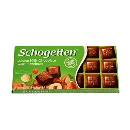 Schogetten Alpine Milk With Hazelnut 100 G