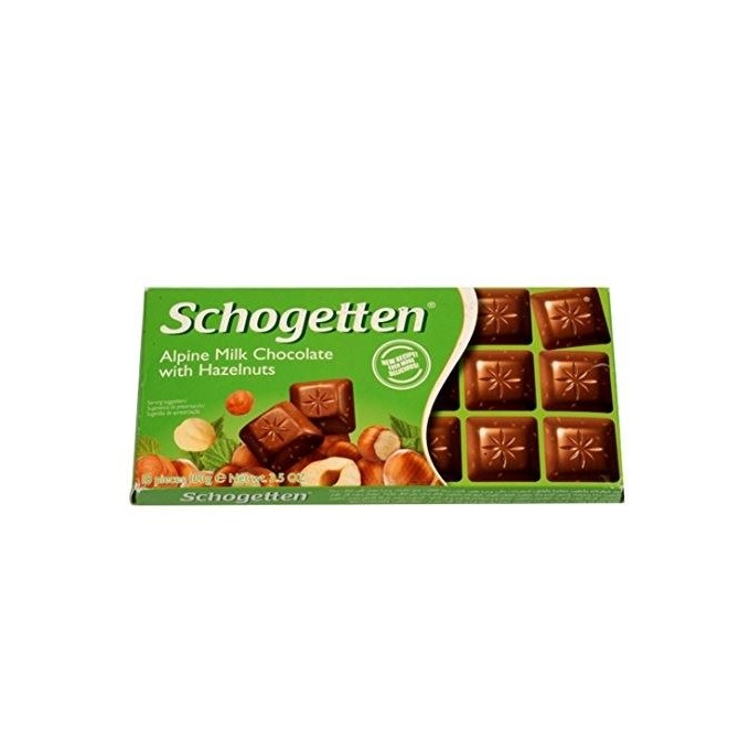 Schogetten Alpine Milk With Hazelnut 100 G