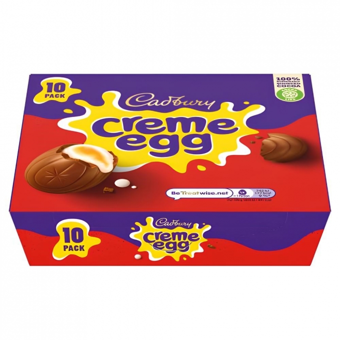 Cadbury Creme Egg with Soft Fondant Centre (10x40g) 400g