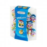 MINIS SOLID LITTLE SNOWMEN IN ACETATE BOX 125 G