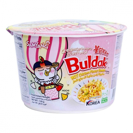 Samyang Buldak Hot Chicken Cream Carbonara Ramen 120g