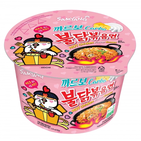 Samyang Buldak Carbonara Hot Chicken Flavor Ramen 105g