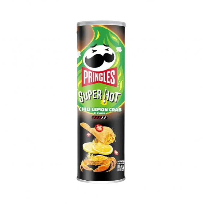 Pringles Super Hot Chili Lemon Crab 110g