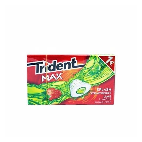 Trident Max Splash Strawberry Lime Sakız 22gr