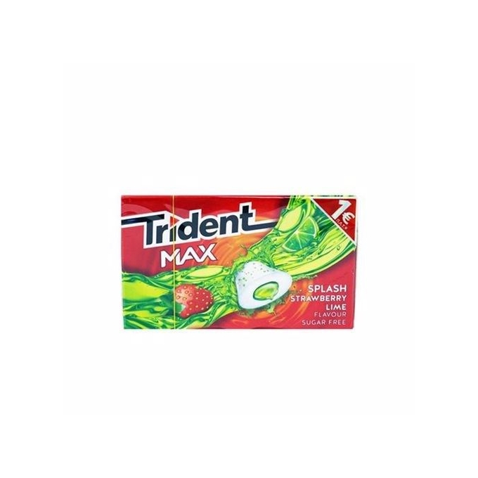 Trident Max Splash Strawberry Lime Sakız 22gr