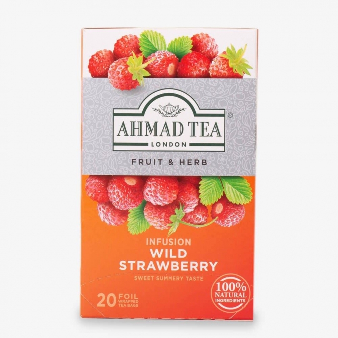 Ahmad Tea Infusion Wild Strawberry (20x2g) 40g Poşet Çay 20'li