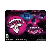 Warheads Galactic Mix Cubes  Chewy Candy 99g