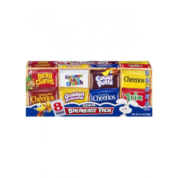 General Mills Cereal Breakfast 8 Pack 259 g