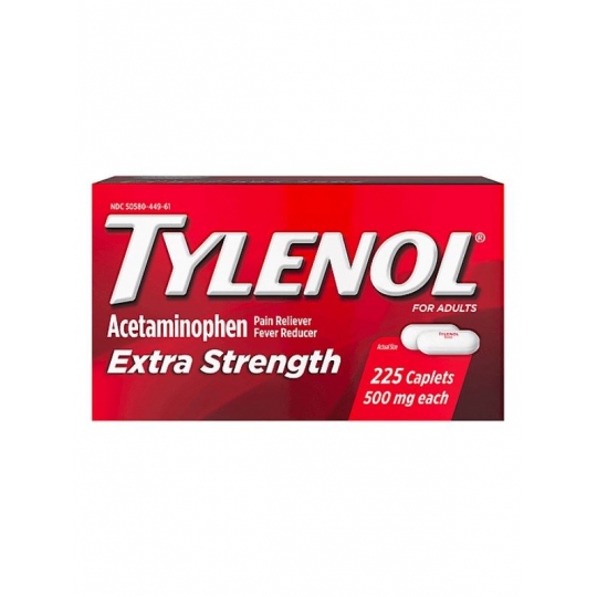 Tylenol Caplets 225 Caplets 500 Mg