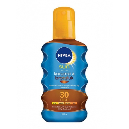 Nivea Sun Koruma & Bronzluk Yağı 30 Spf 200 ml