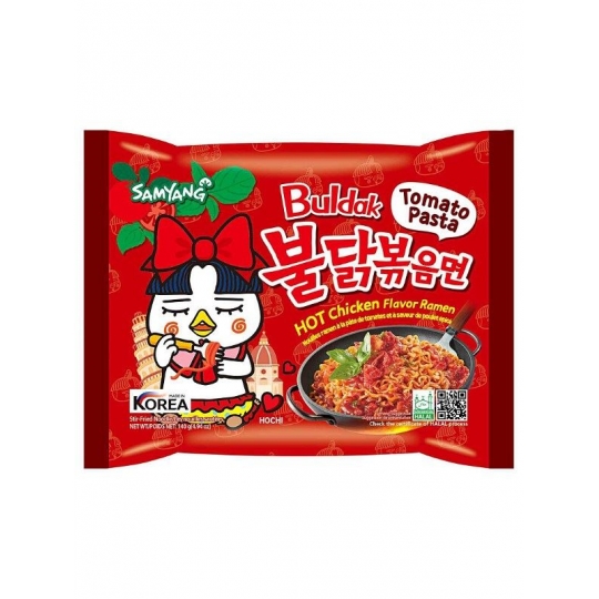 Samyang Buldak Tomato Pasta Hot Chicken Flavor 140 g