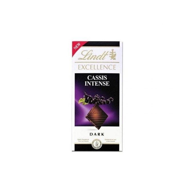 Lindt Excellence cassis intense dark 100g