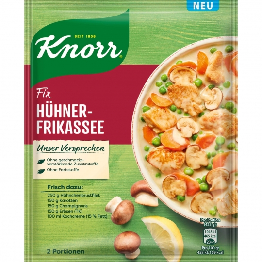 Knorr Fix Hühnerfrikassee 36g