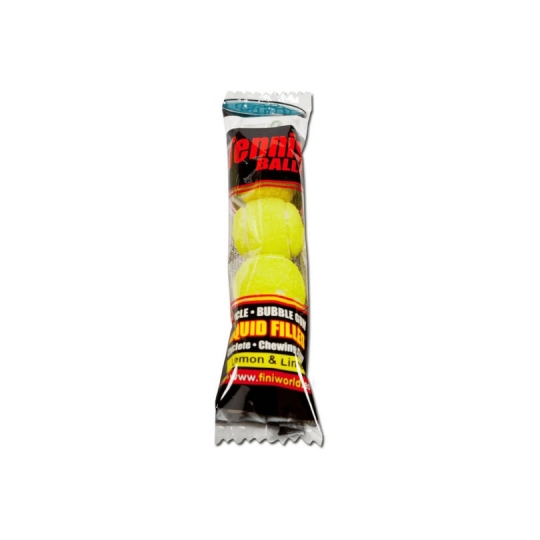 Fini Tennis Balls Lemon & Lime Bubble Gum 20g