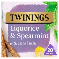 Twinings Liquorice & Spearmint Herbal Tea, 20 Tea Bags 40 gr