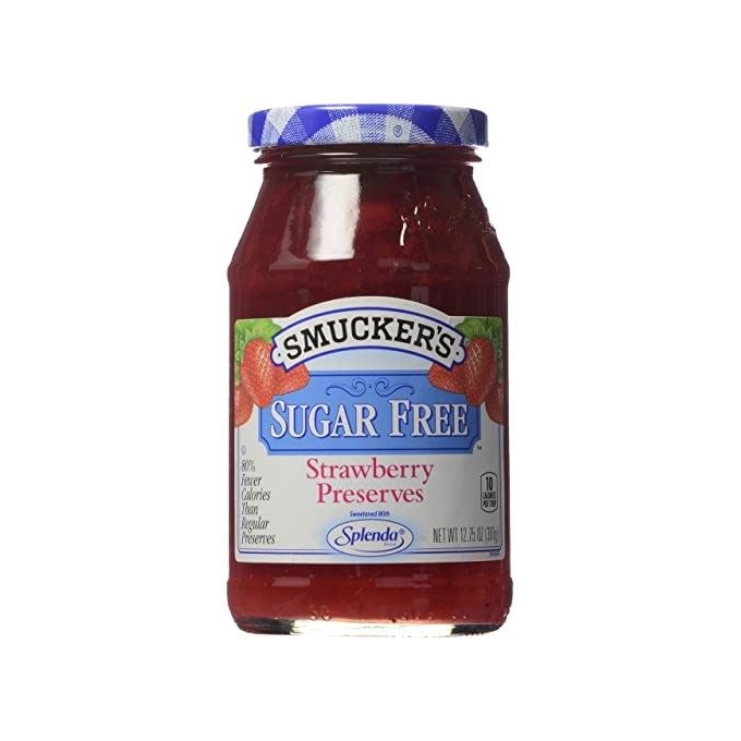  Smucker's Sugar Free Preserves Strawberry Şekersiz Çilek Reçeli 361g