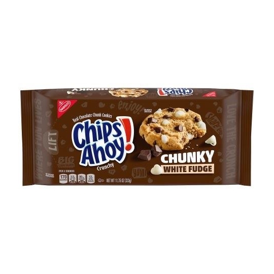  Nabisco Crunchy Cookies White Fudge Chunky Beyaz Çikolatalı Kurabiye 333g