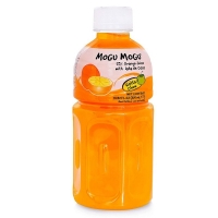 Mogu Mogu Orange Flavored Drink with Nata de Coco 320ml