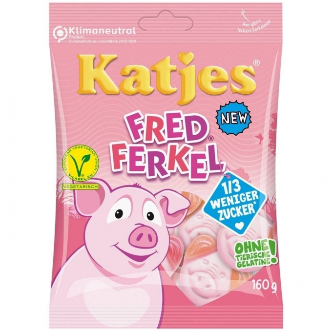 Katjes Fred Ferkel zuckerreduziert 160g