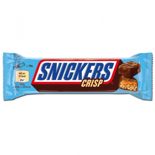 Snickers Crisp Gevrek Çikolata Bar 40g