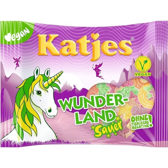 Katjes Wunderland Sauer  Fruchtgummi 175g