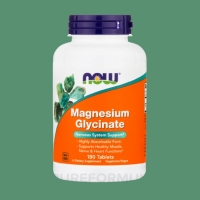 NOW   Magnesium Glycinate - 180 Tablets