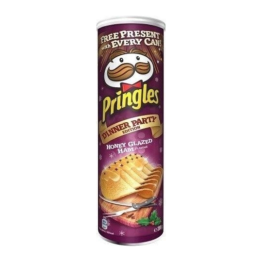 Pringles Honey Glazed Ham Flavour Crisps 200gr